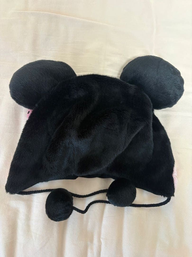 ミニー ビジュー ファンキャップ ブラック ディズニー
