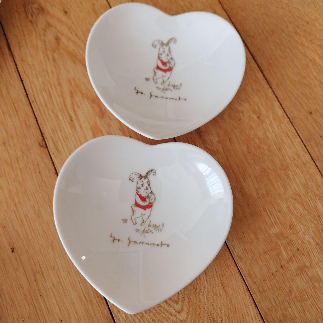 NIKKO/FINEBONECHINA 山本容子　アリスパーティーハート皿セット