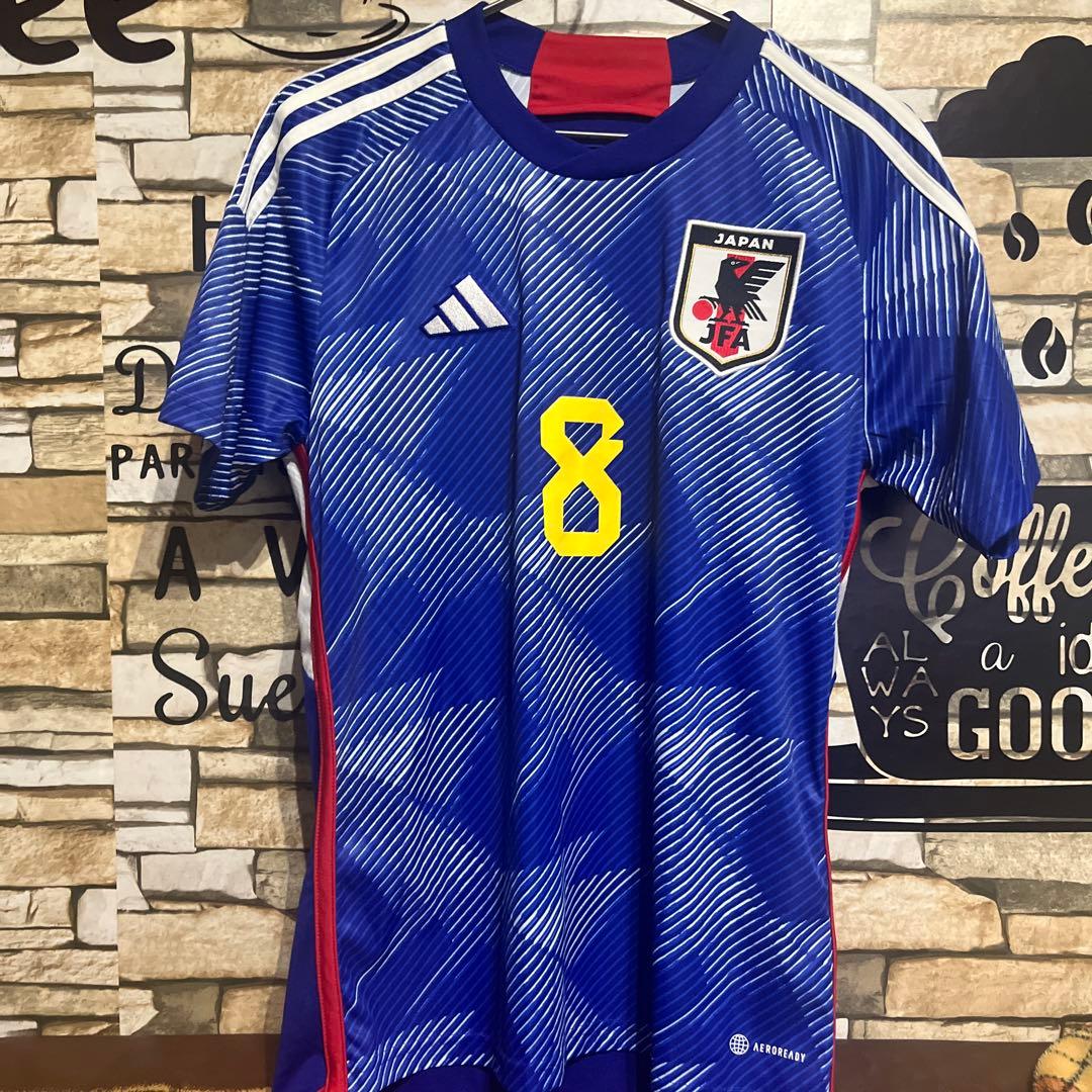 adidas 日本代表 サッカーユニホーム背番号8堂安律