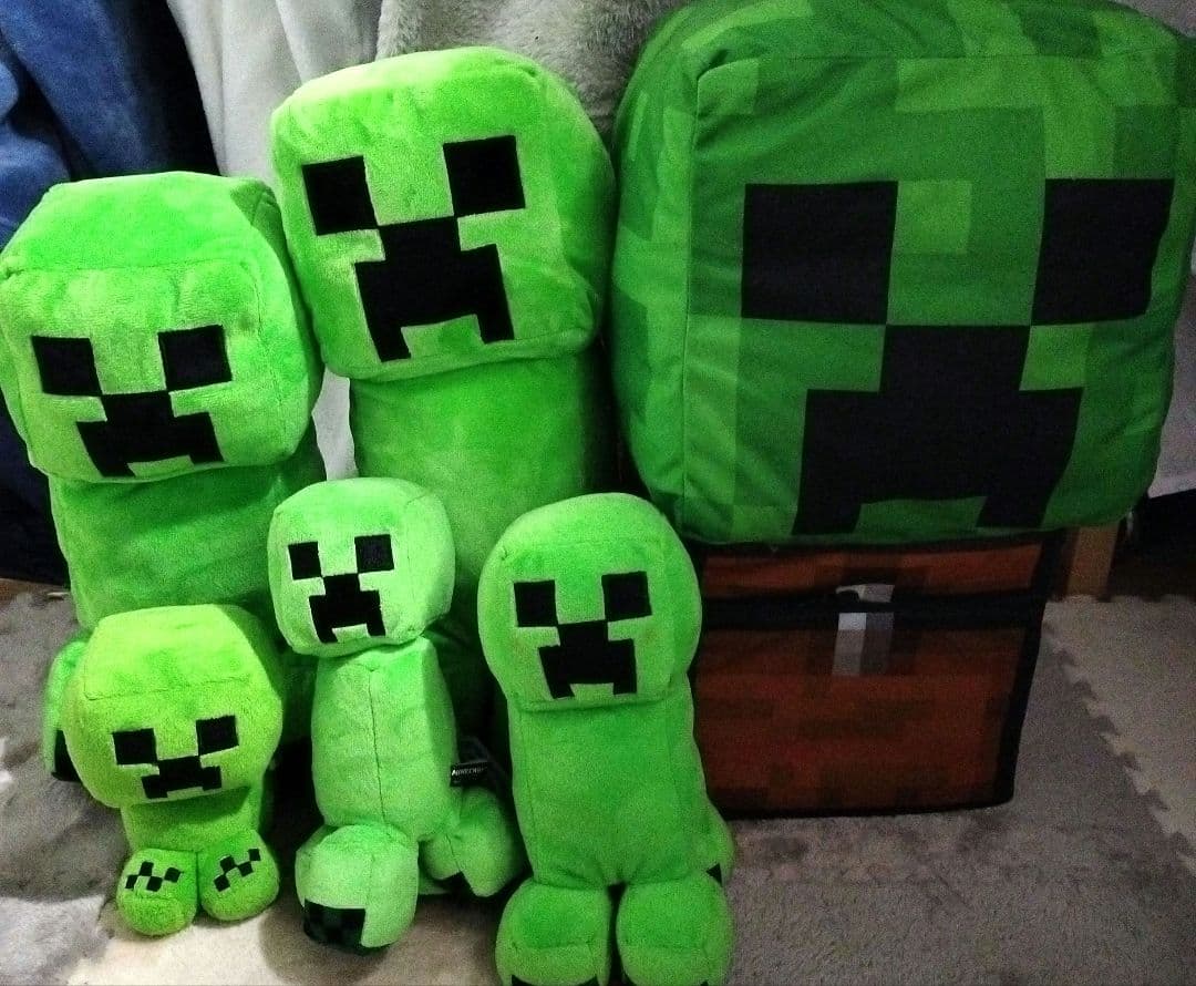 Minecraft クリーパー ぬいぐるみ セット