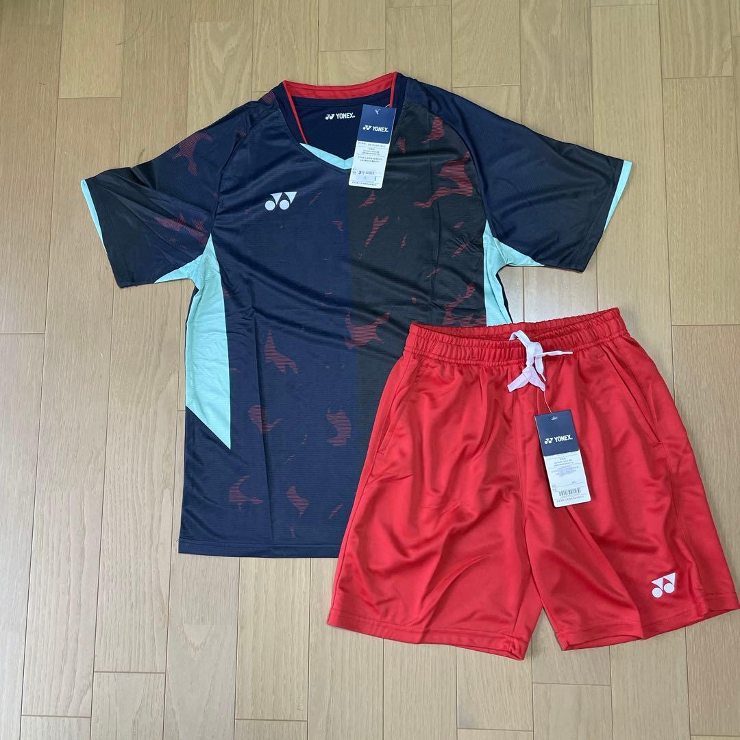 ヨネックス　YONEX テニス＆バドミントンウ　ゲームウェア　上下セット新品　L