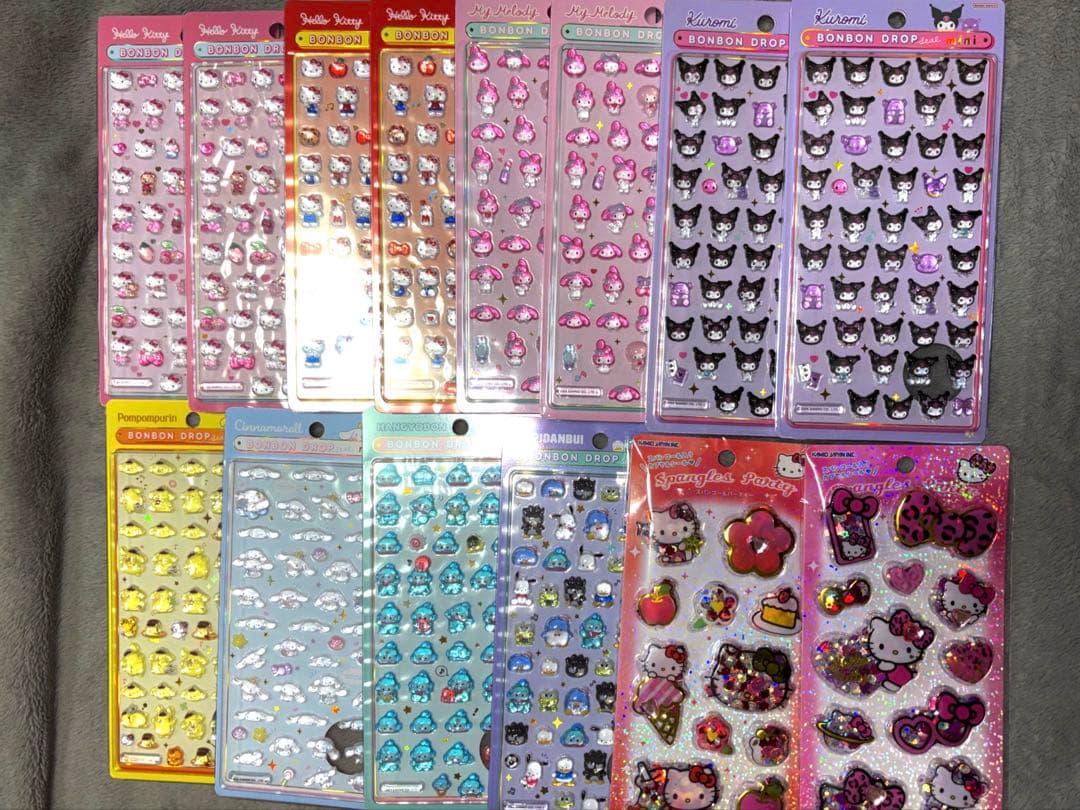 (国内正規品)ボンボンドロップシールetcまとめ売り キラキラ豪華47点セット♡