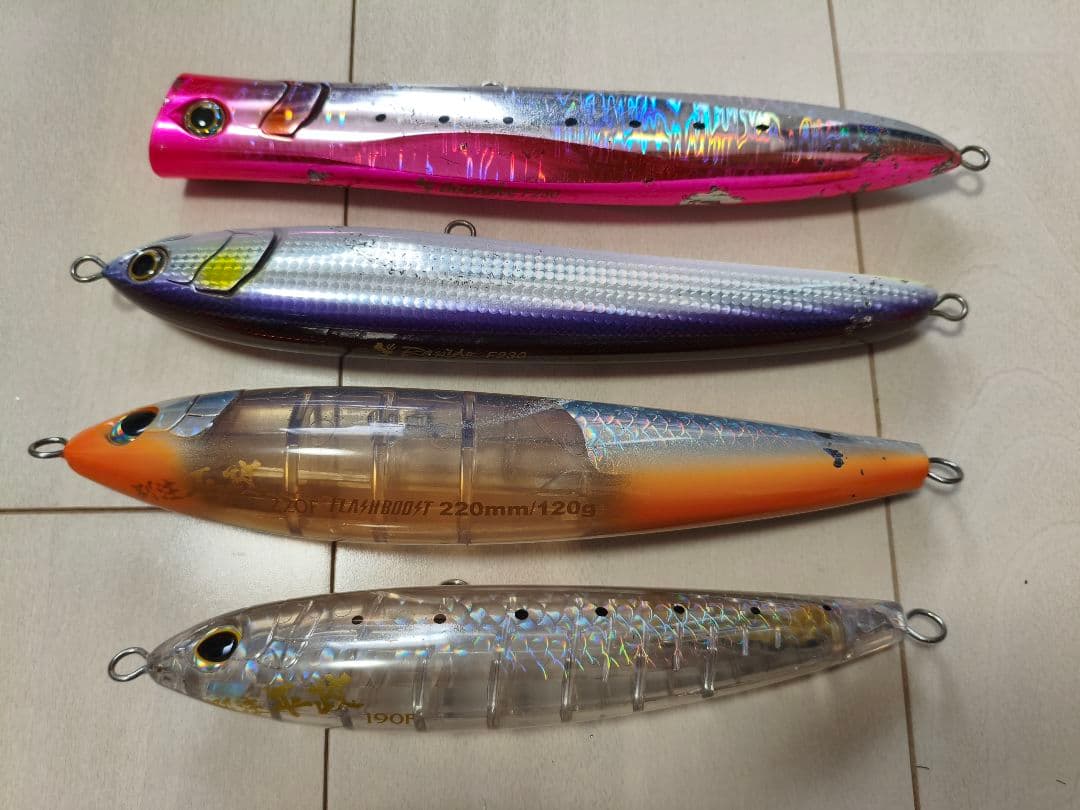 【トップウォーター】ダックダイブ230、ラピード230、別注平政220・190