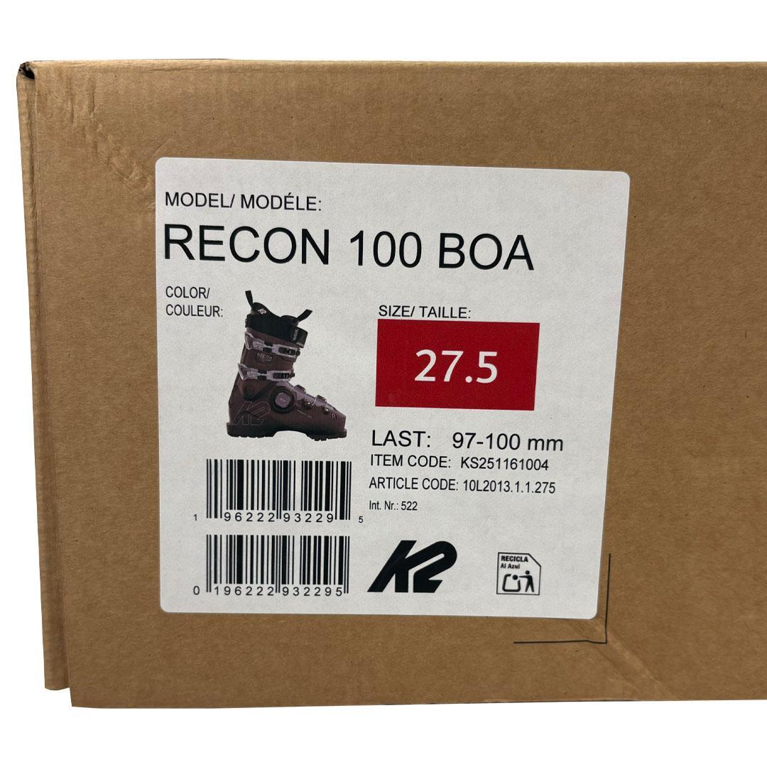 K2 RECON 100 BOA 25-26モデル 27.5cm