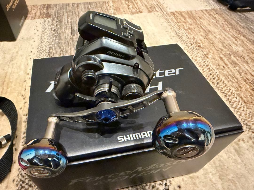 シマノ　FORCE MASTER201 リブレハンドル付　①