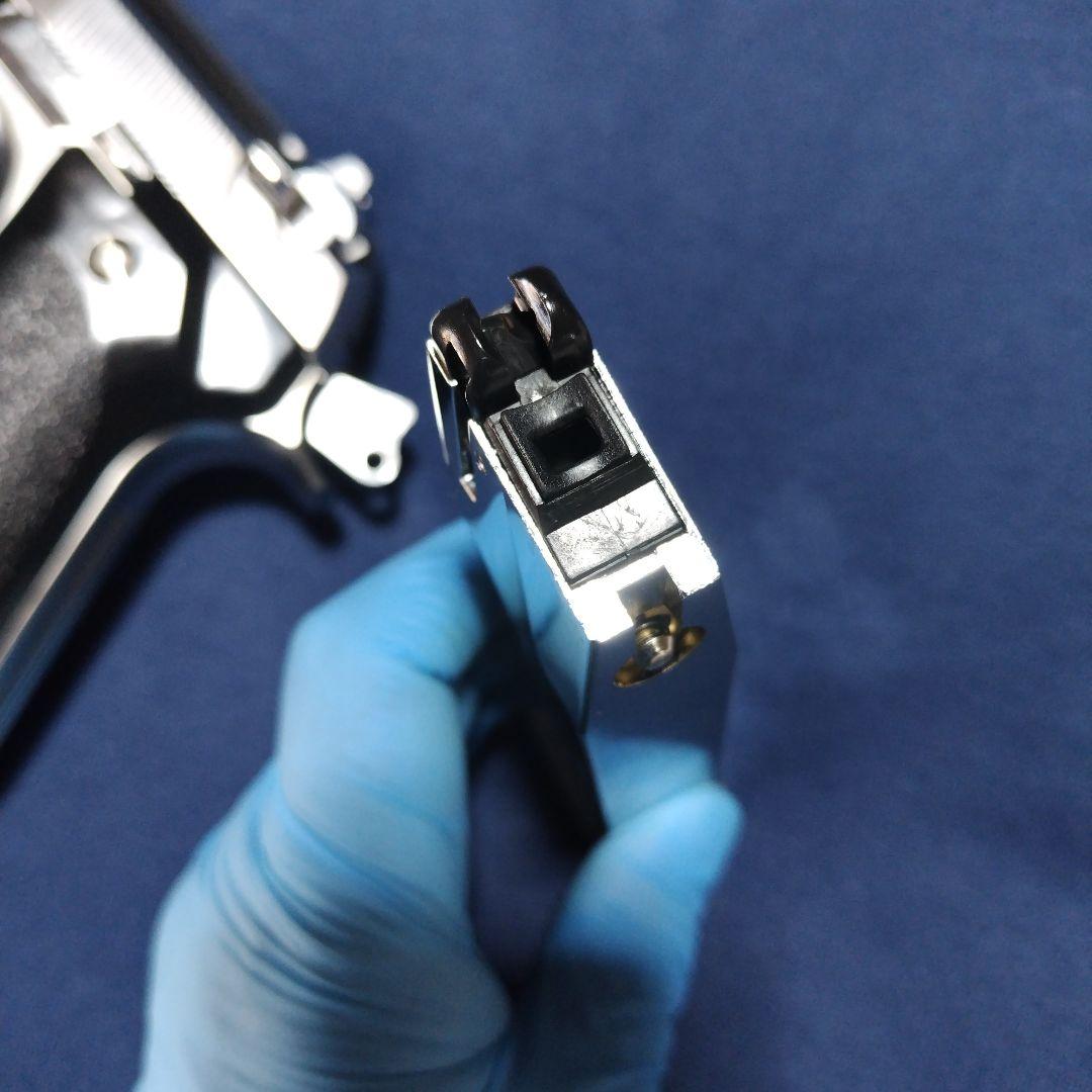 東京マルイM92F　ガスブローバック　クロームステンレスシルバー中古　ベレッタ