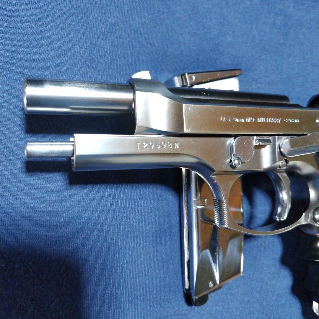 東京マルイM92F　ガスブローバック　クロームステンレスシルバー中古　ベレッタ
