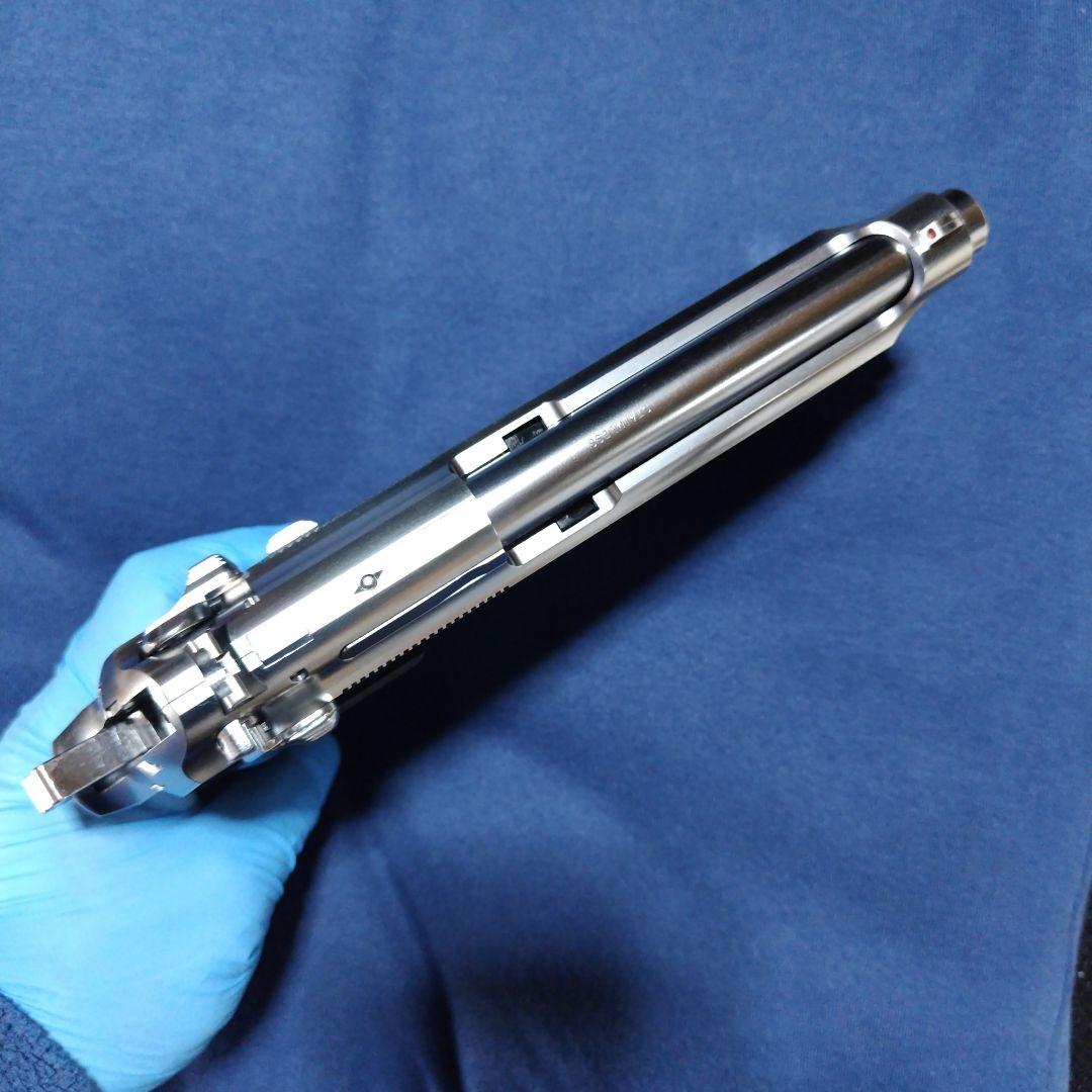 東京マルイM92F　ガスブローバック　クロームステンレスシルバー中古　ベレッタ