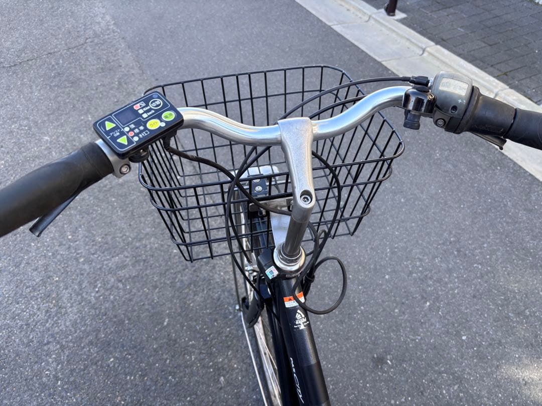 YAMAHA PAS City 電動アシスト自転車 ブラック 前カゴ付き