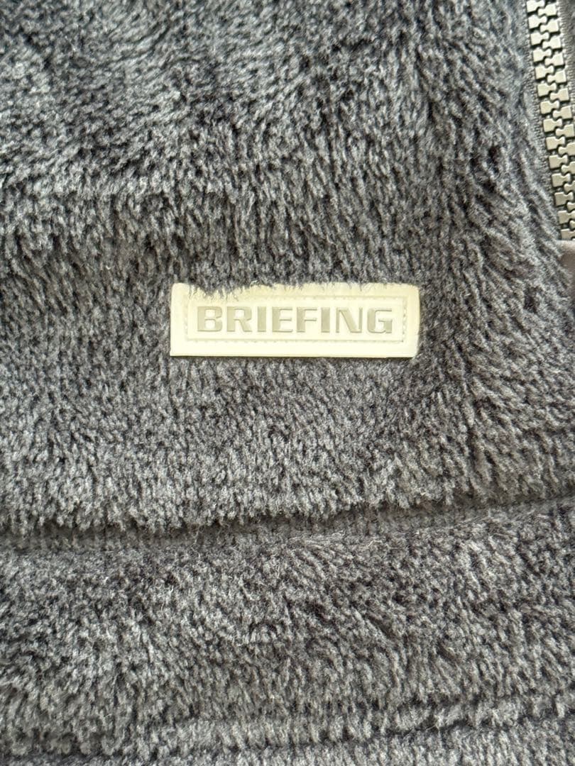 ブリーフィング BRIEFINGフリースベスト Mブラック