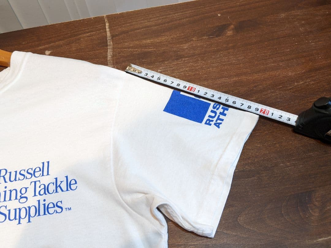 ラッセルアスレティック　ゲーリーヤマモト　半袖　Tシャツ　釣り　フィッシング　白