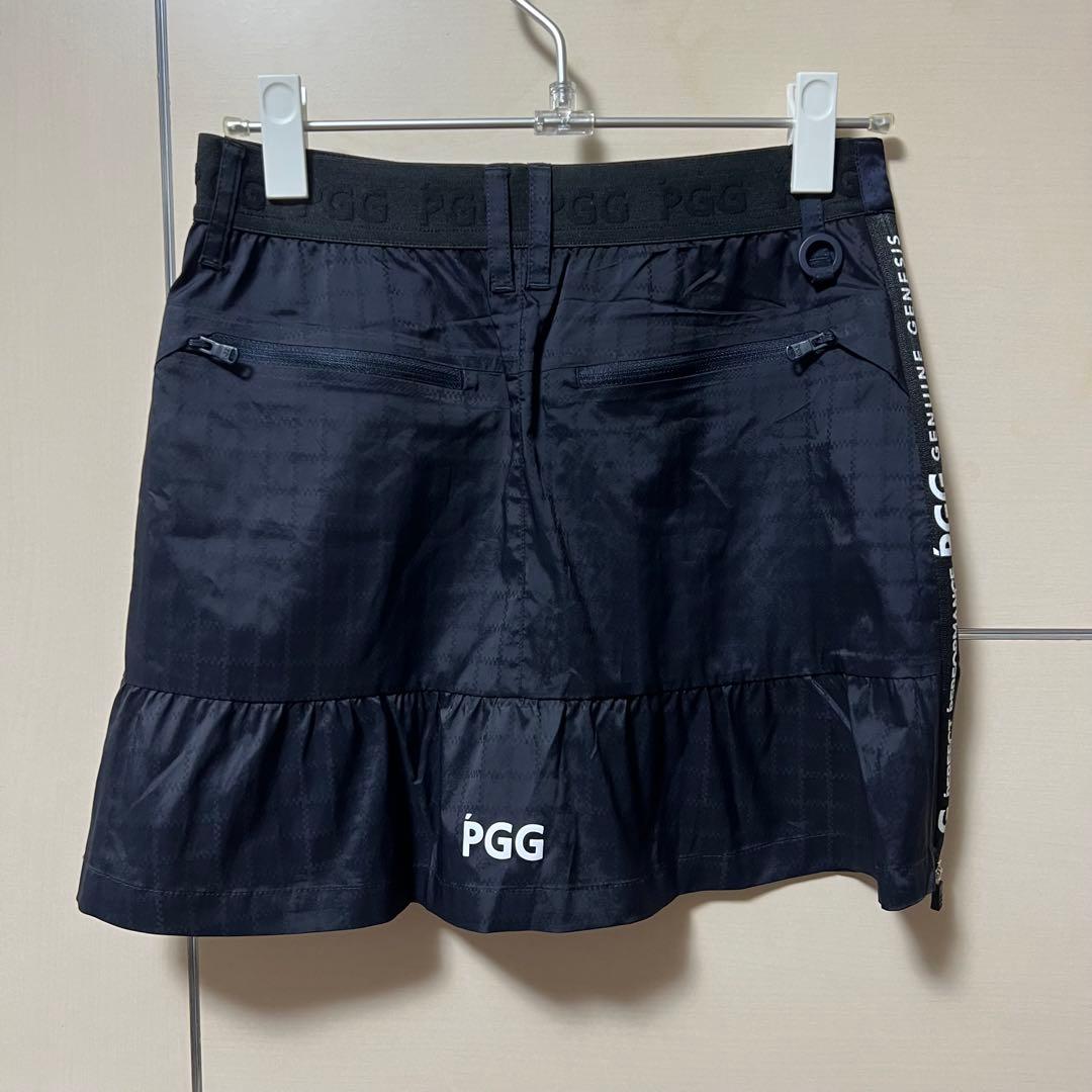 PGG タフレックス ストレッチ スカート ゴルフ ネイビー