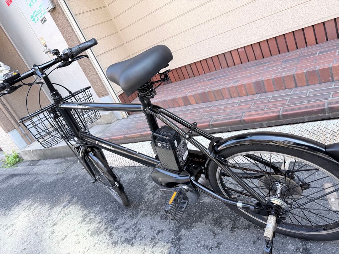 大阪府　パナソニック　VELLO STAR 電動アシスト自転車 ブラック