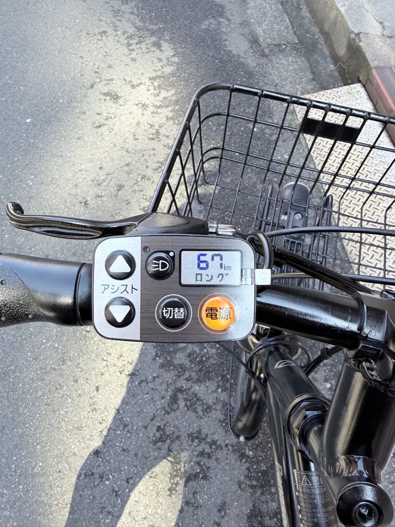 大阪府　パナソニック　VELLO STAR 電動アシスト自転車 ブラック