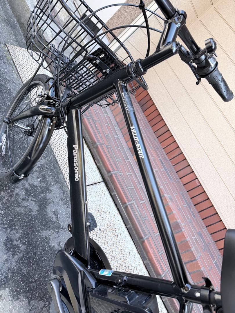 大阪府　パナソニック　VELLO STAR 電動アシスト自転車 ブラック