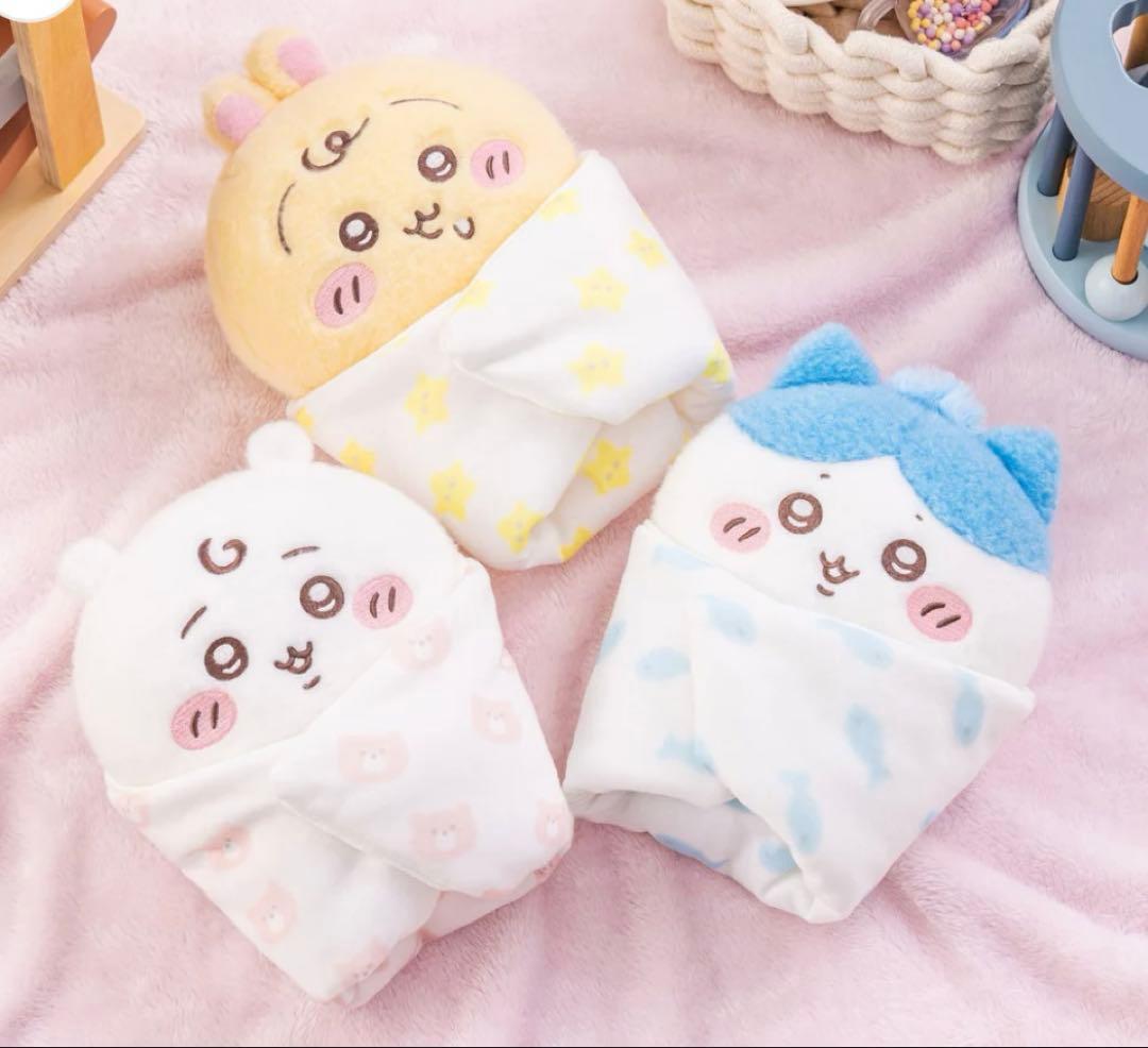 ちいかわ Chiikawa Baby おくるみぬいぐるみ ハチワレ うさぎ 新品