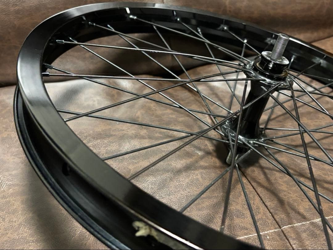 BMX フロント ホイール オデッセイ ハザードライトリム　propper ハブ