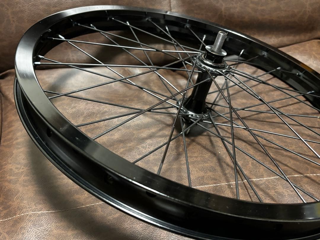 BMX フロント ホイール オデッセイ ハザードライトリム　propper ハブ