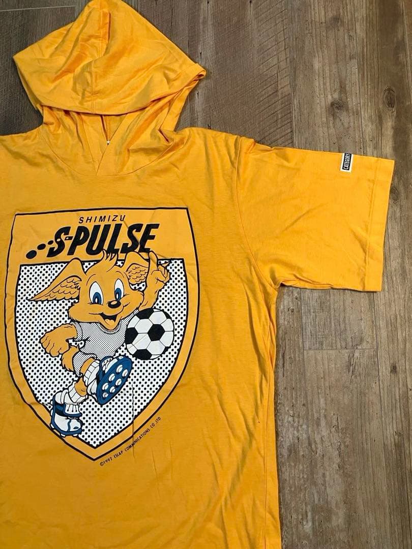 清水エスパルス フード付きTシャツ オレンジ jリーグ発足当時物