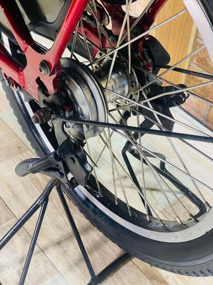 値上直前 レッド系 ヤマハ 子供乗せ電動アシスト自転車 ZH3006