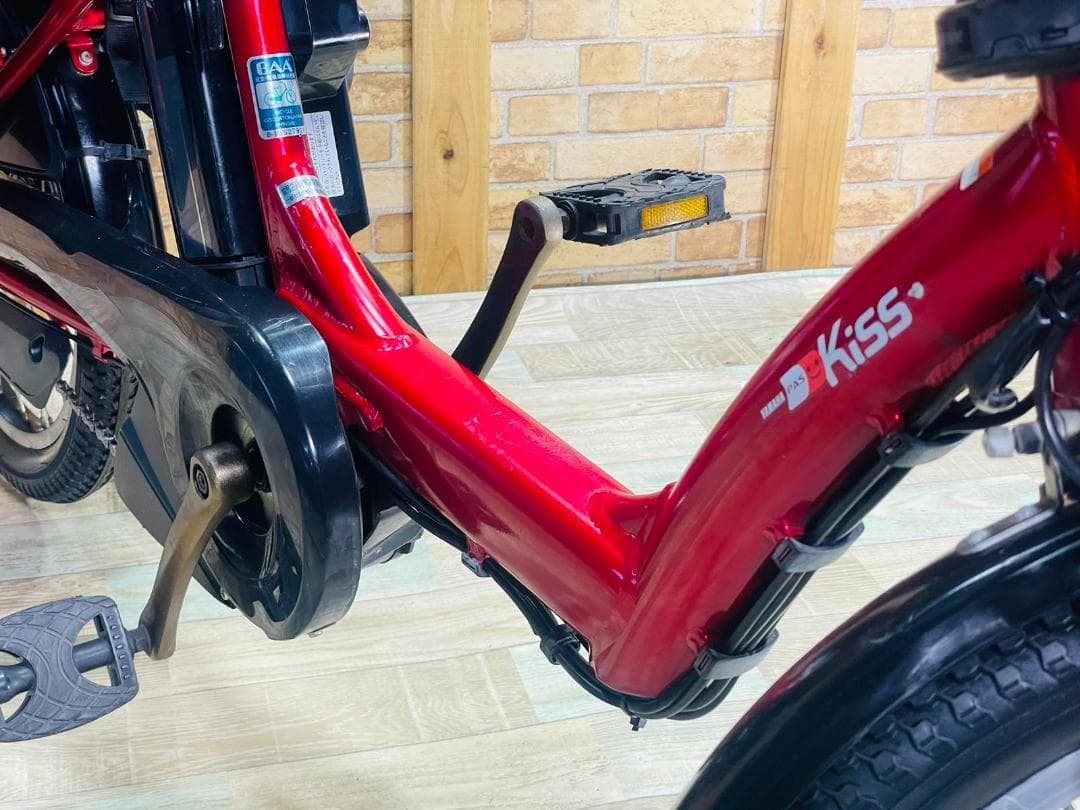 値上直前 レッド系 ヤマハ 子供乗せ電動アシスト自転車 ZH3006
