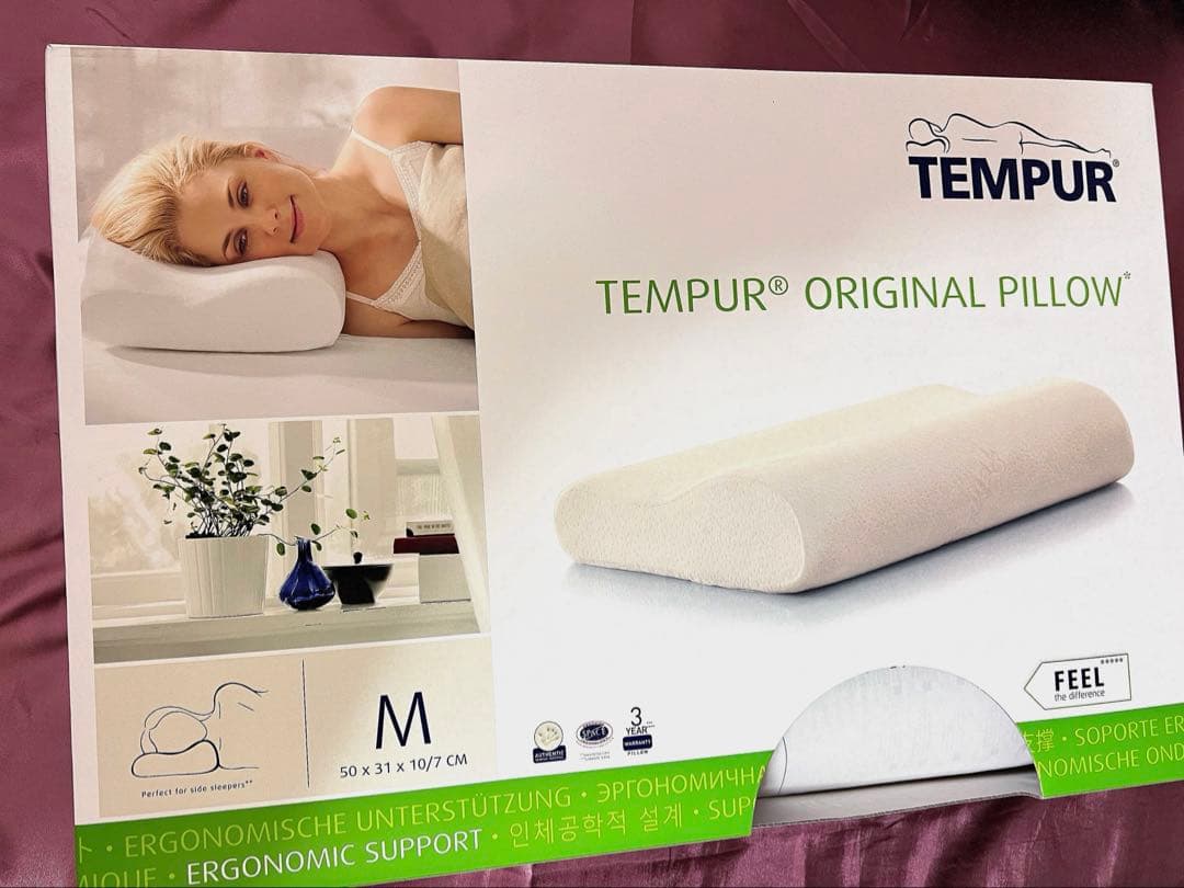 TEMPUR® ERGONOMIC SUPPORT PILLOW Mサ イズ