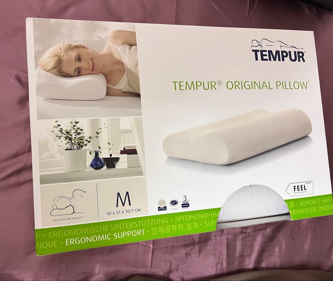 TEMPUR® ERGONOMIC SUPPORT PILLOW Mサ イズ