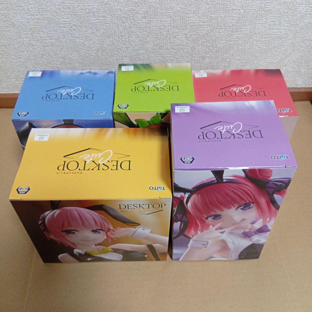 五等分の花嫁 Desktop cuteバニー5体＆ちょこのせ5体 全10体セット