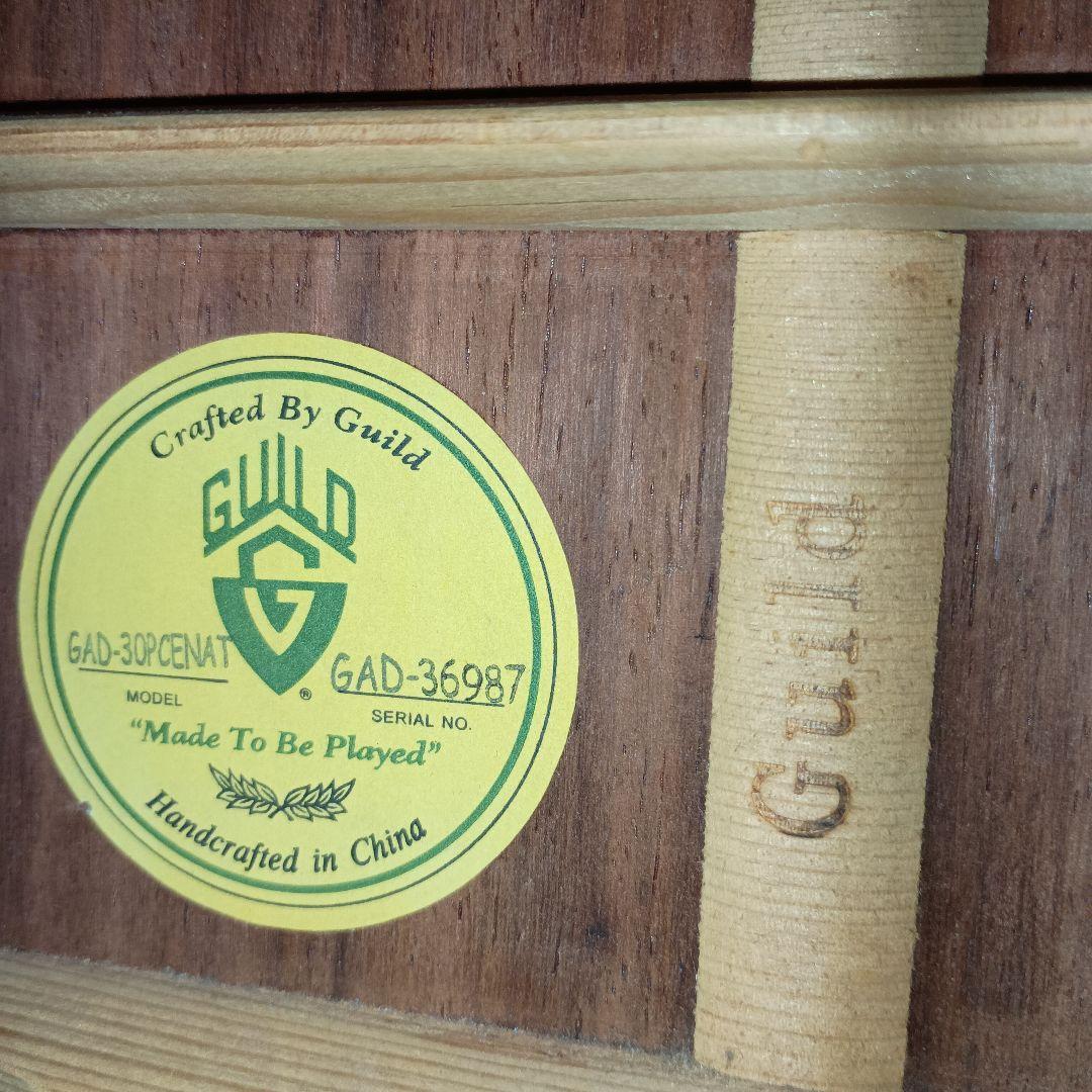 GUILD GAD-30PCENATエレアコギター　 純正ケース付