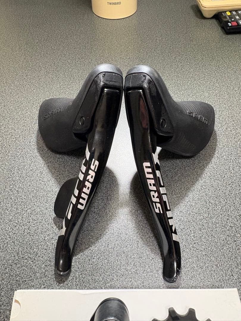 SRAM APEX1 11s ダブルタップレバー　sti リアディレイラーセット