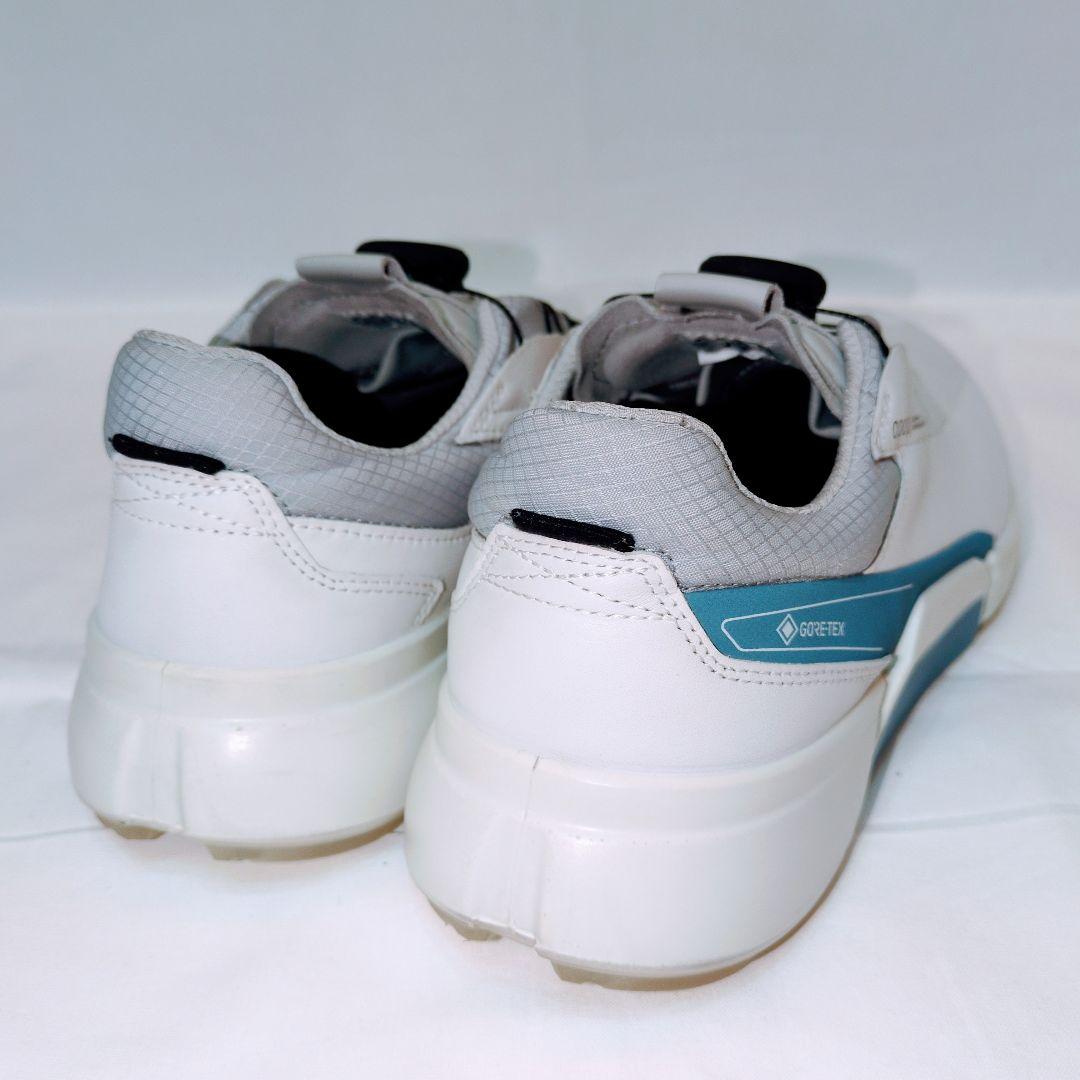 美品☆エコーeccoBIOMH4BOAゴルフシューズGORE-TEX24.5cm