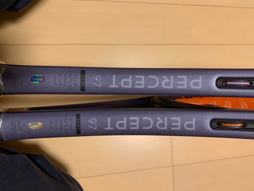 YONEX PERCEPT 97 ラケット 2本セット