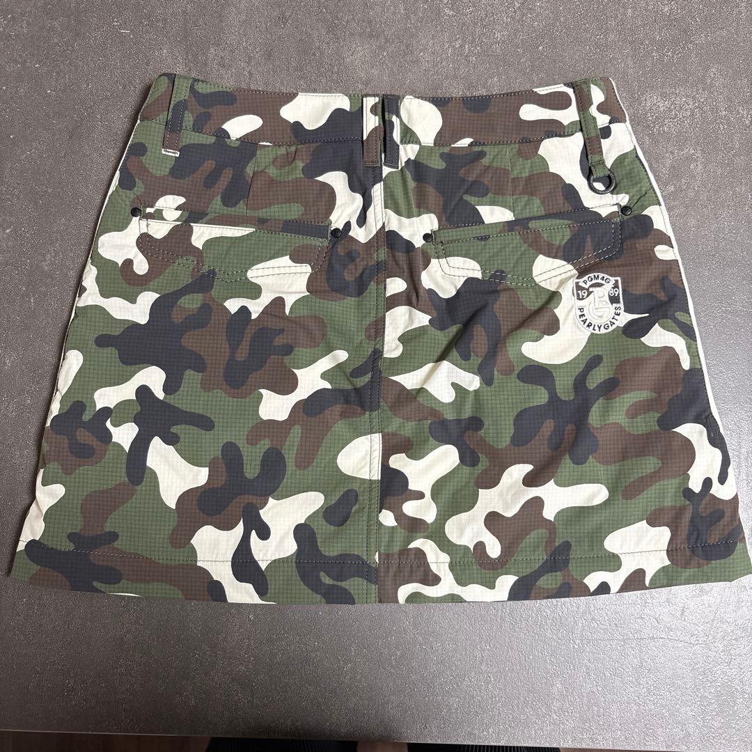 美品⭐︎PEARLYGATES パーリーゲイツ　中綿スカート 迷彩