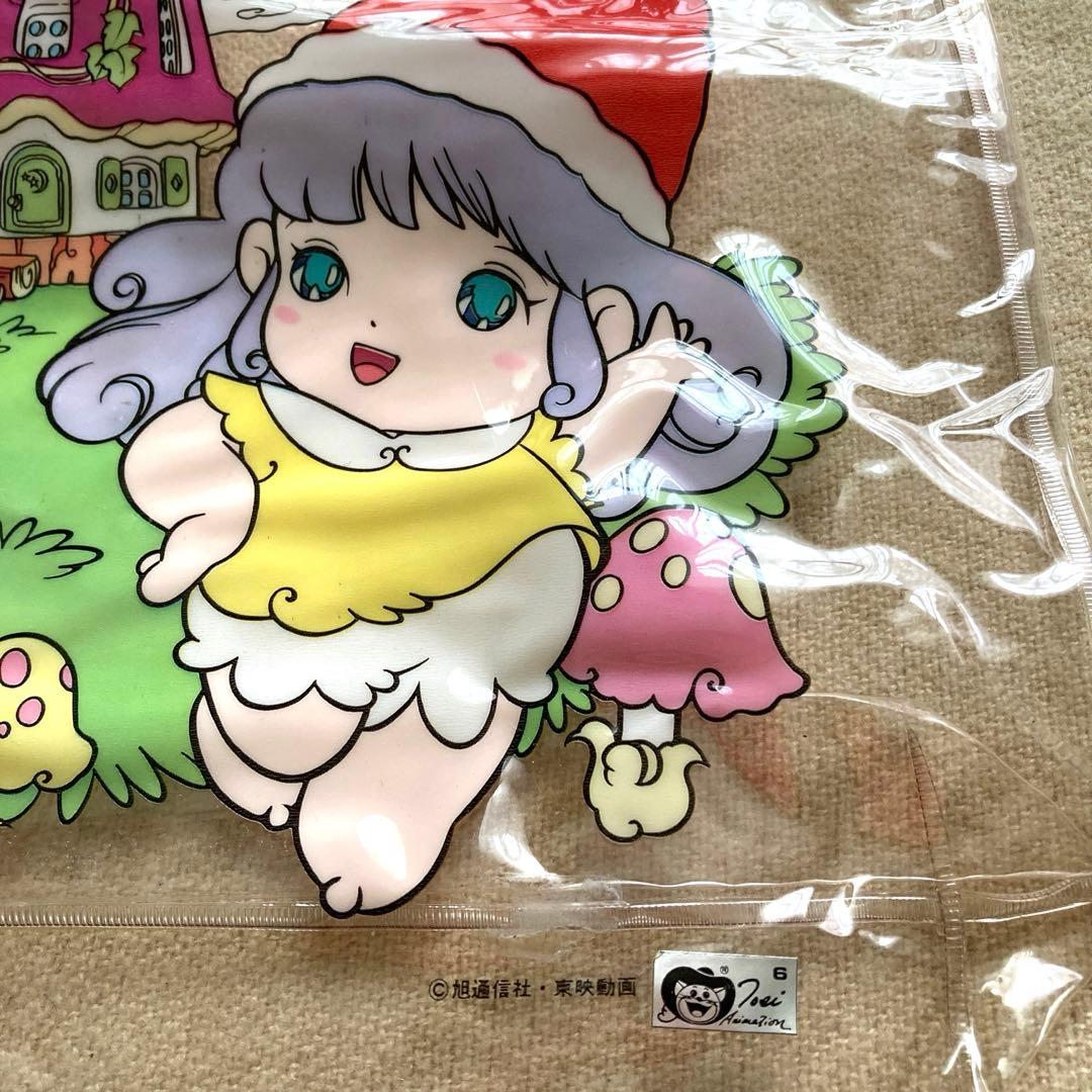 とんがり帽子のメモル　ビニールバッグ　プールバッグ　当時物　激レア