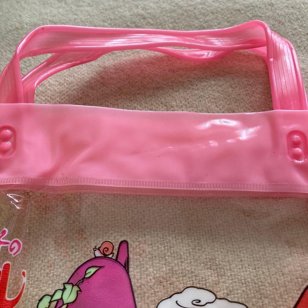 とんがり帽子のメモル　ビニールバッグ　プールバッグ　当時物　激レア
