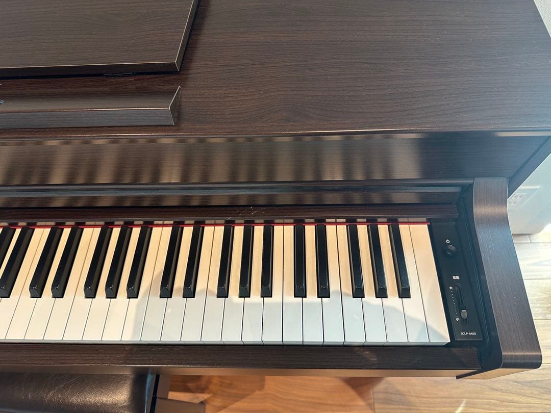 YAMAHA電子ピアノ SCLP-6450 17年製 ダークアルダー調