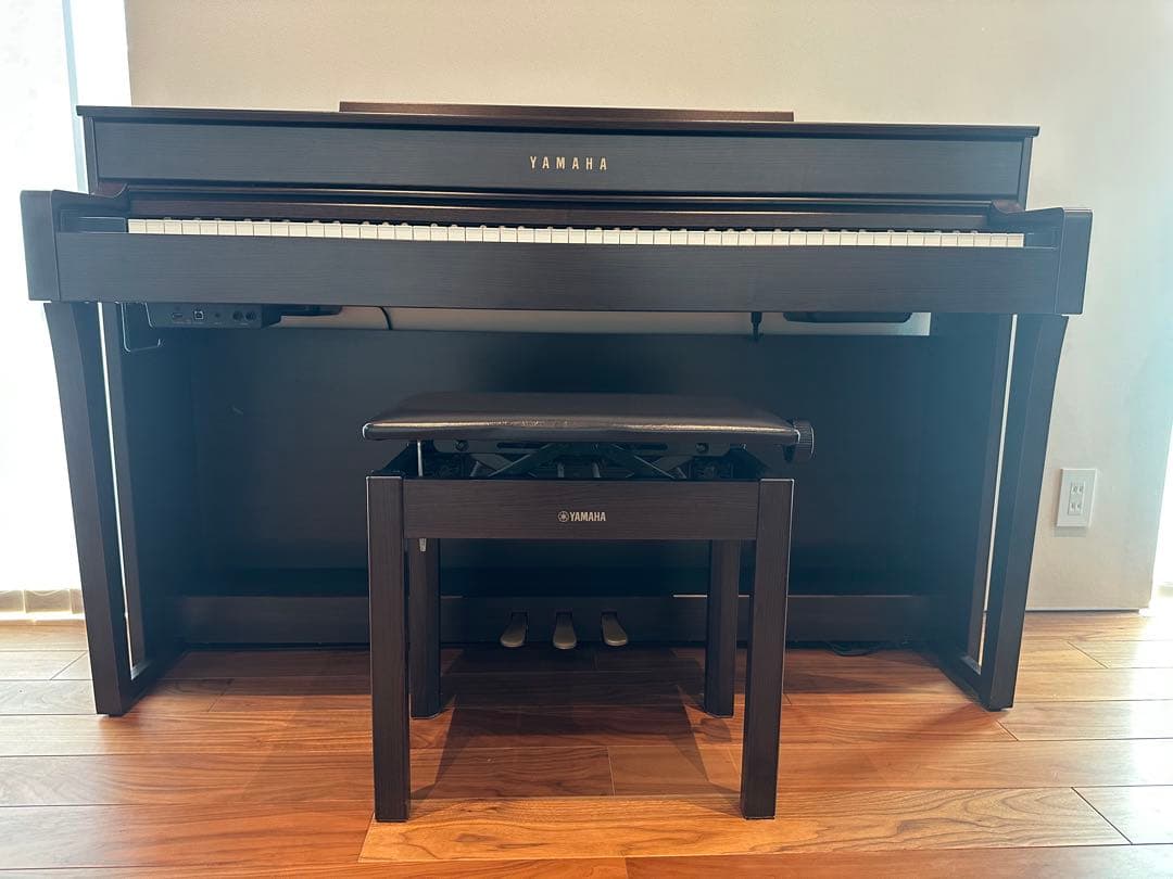 YAMAHA電子ピアノ SCLP-6450 17年製 ダークアルダー調
