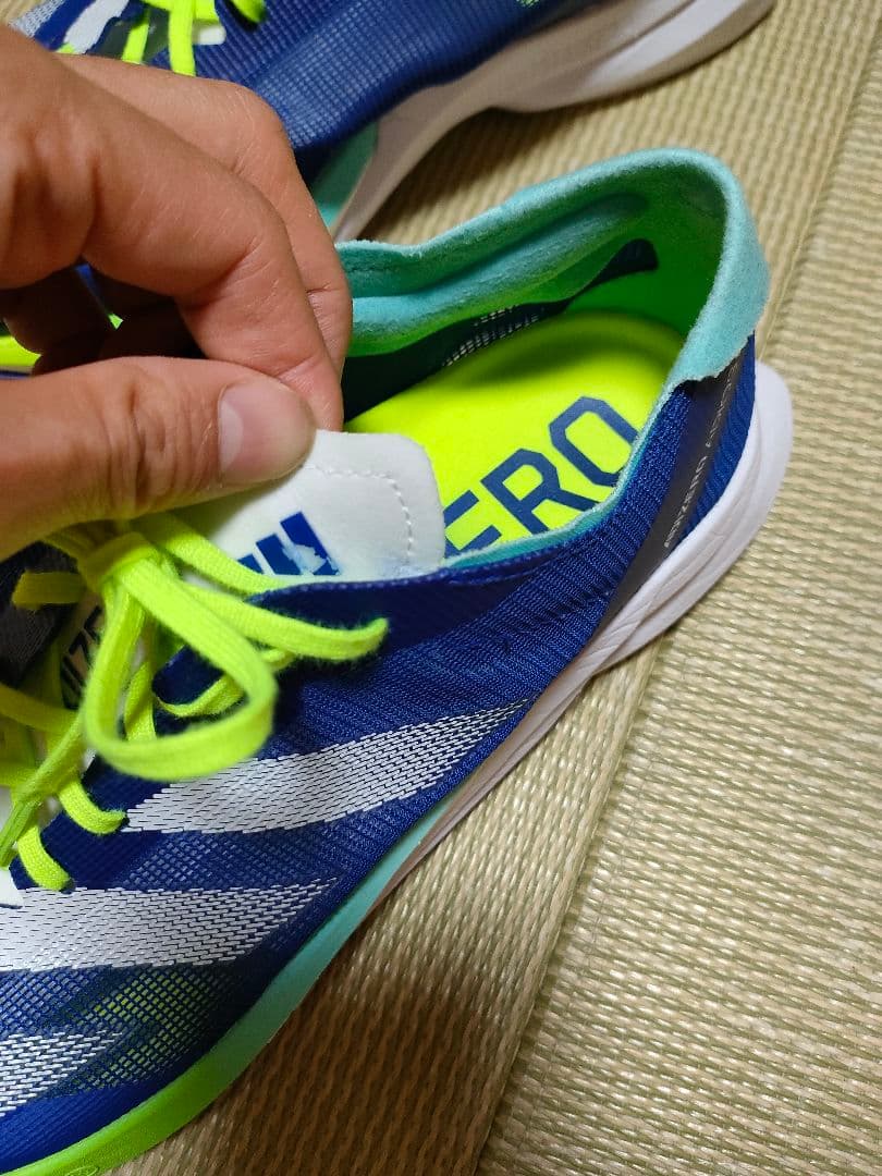 adizero japan8 アディゼロジャパン8 25.5cm 青/緑