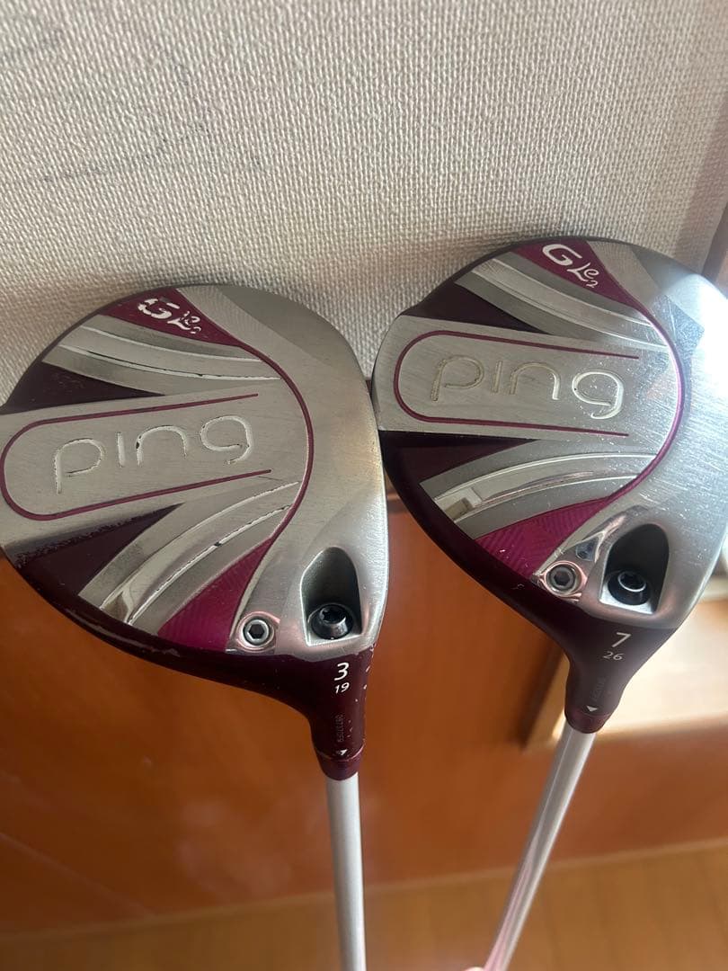 PING GLE2 レディース フェアウェイウッド　3w&7w 2本セット！