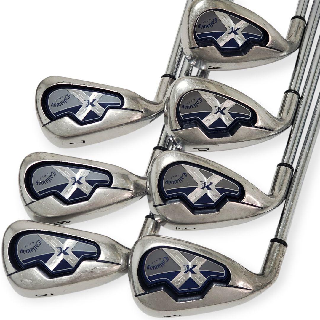 名器 Callaway X18 アイアンセット レフティ 5-9 PA