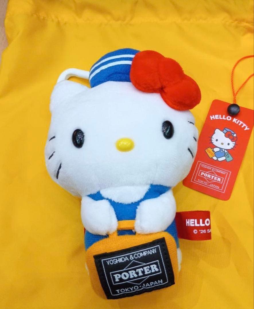 PORTER x HELLO KITTY Soft Toy White 新品