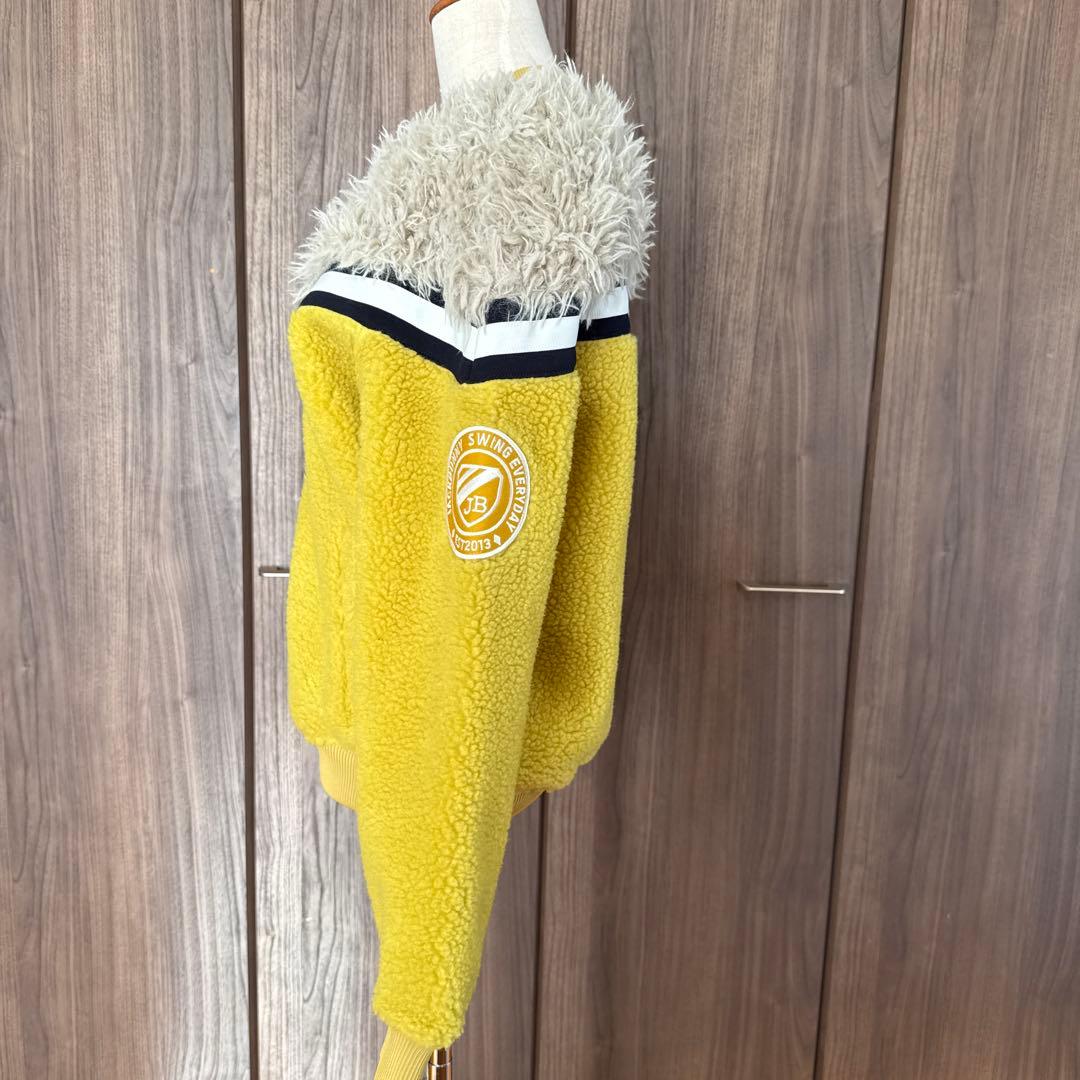 新品！ジャックバーニー！ゴルフ！黄色ブラックボーダー！