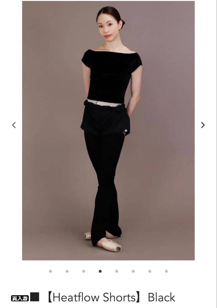 【新品】unoa ウノア ショートパンツ ブラックMサイズ