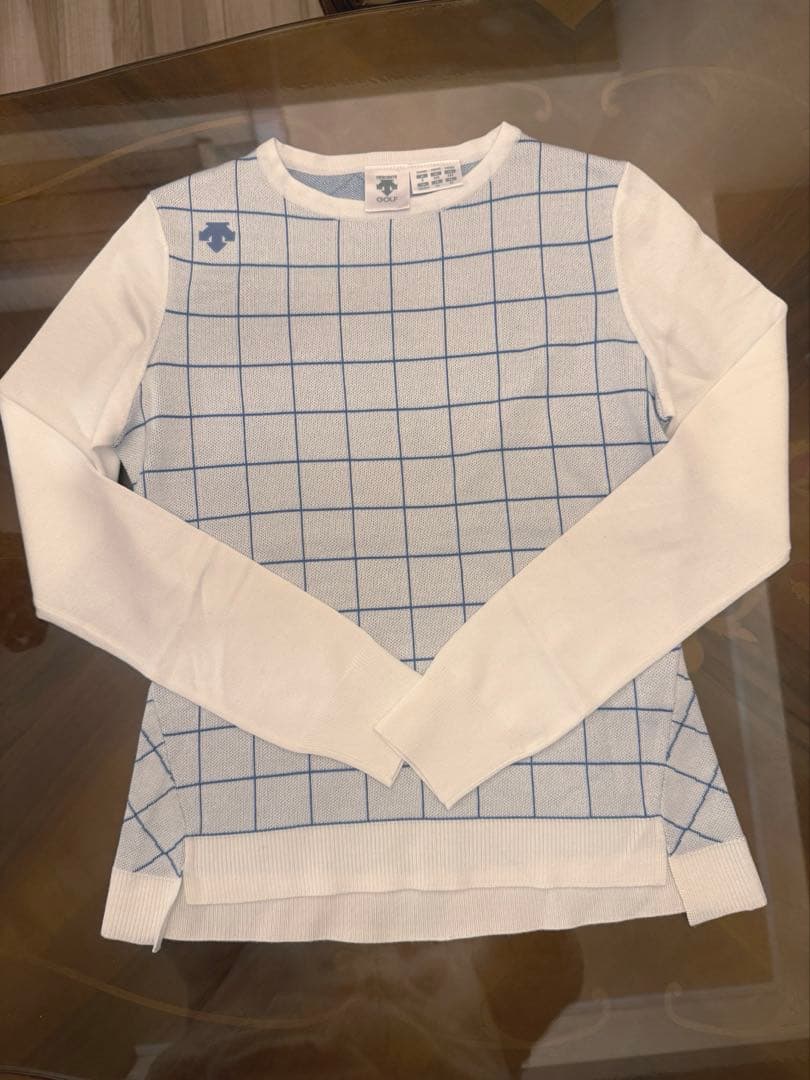 DESCENTE GOLF チェック柄セットアップ　S