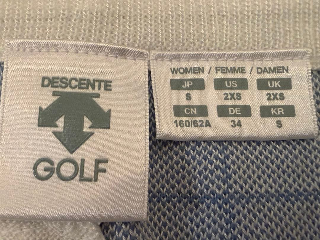 DESCENTE GOLF チェック柄セットアップ　S