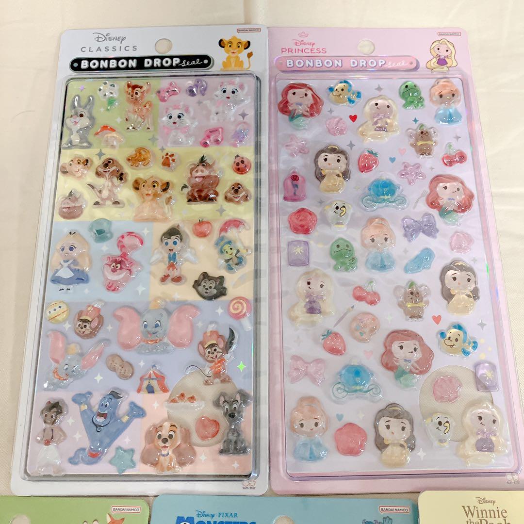 正規品　ボンボンドロップシール　ディズニー　5枚セット