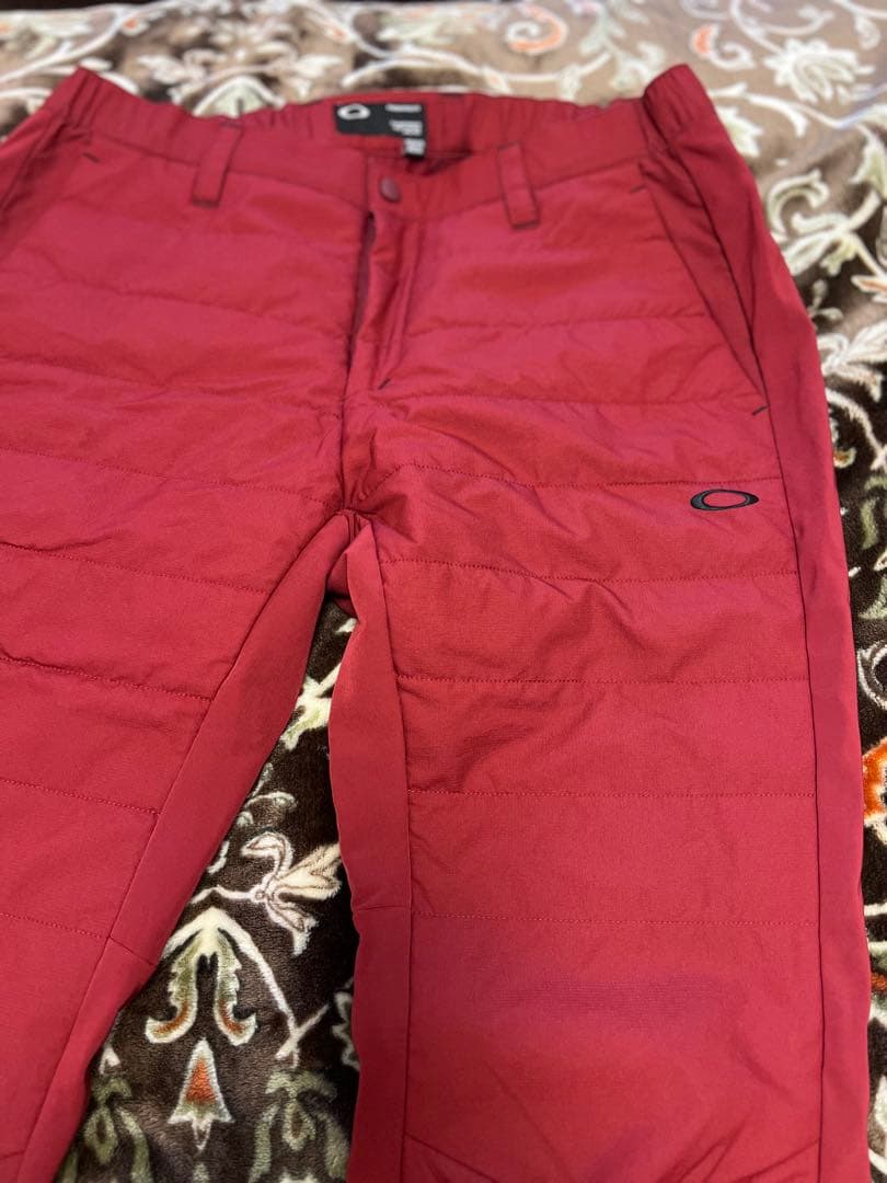 【レア】Oakley バーガンディ ダウンパンツ XL XXL