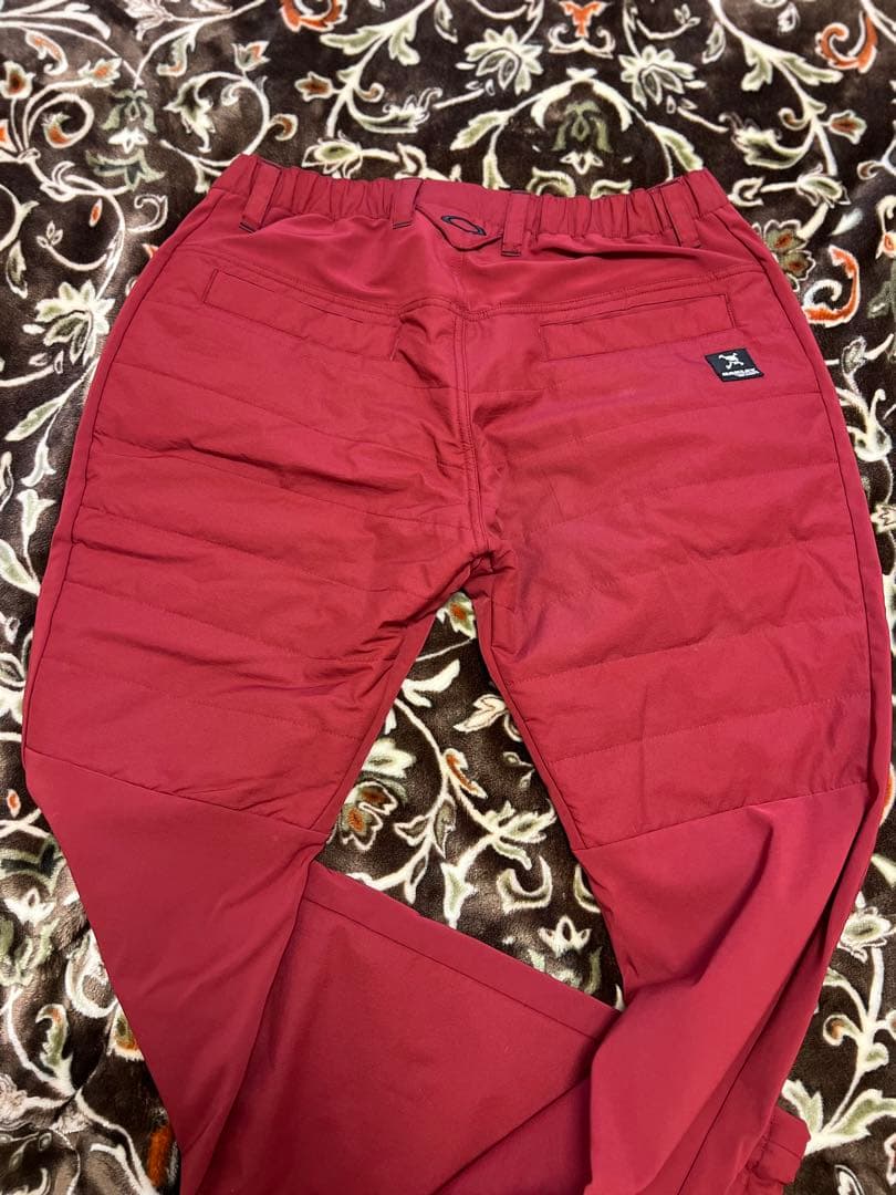 【レア】Oakley バーガンディ ダウンパンツ XL XXL