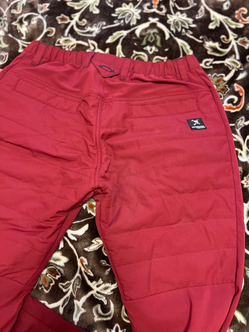 【レア】Oakley バーガンディ ダウンパンツ XL XXL