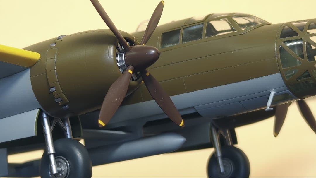 【ダイキ】ハセガワ1/72四式重爆_イ号一型甲搭載機(ケース完成済み)
